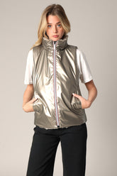 Doudoune S/M Deluxe Taupe Réversible